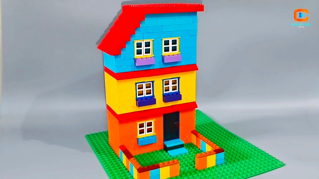 How to Build an Amazing LEGO House 🏠| Step-by-Step Tutorial | How to build a Lego Modern House 