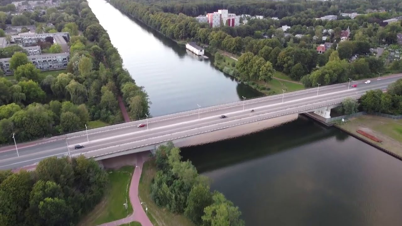 Mavic Mini over Maas-Waalkanaal, Nijmegen, the Netherlands