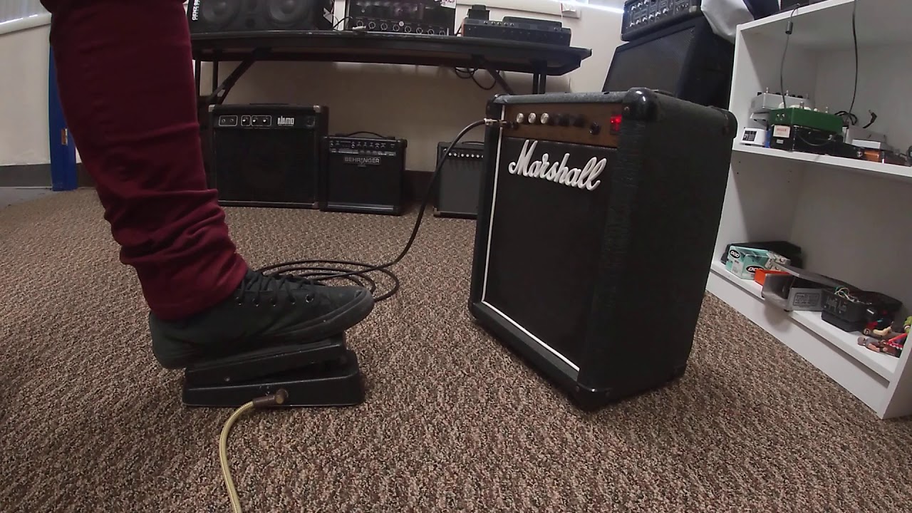 Thomas Organ wah with stack of dimes inductor