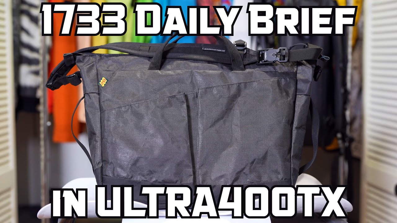 1733 Daily Brief in Ultra 400TX! With Club Strap! Is it the PERFECT Work Carry?!?