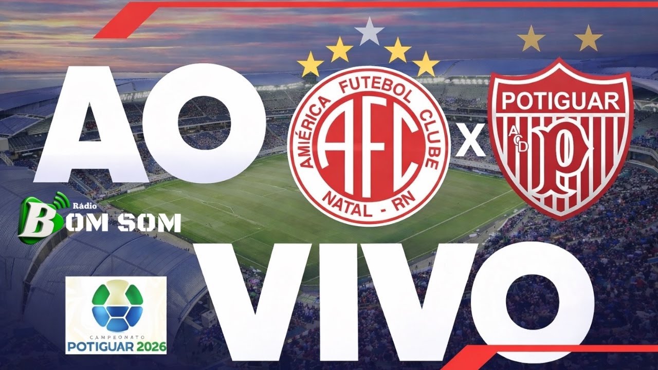 🔴 AO VIVO: América-RN x Potiguar de Mossoró | Semifinal do Campeonato Potiguar 2026 | Direto da Aren