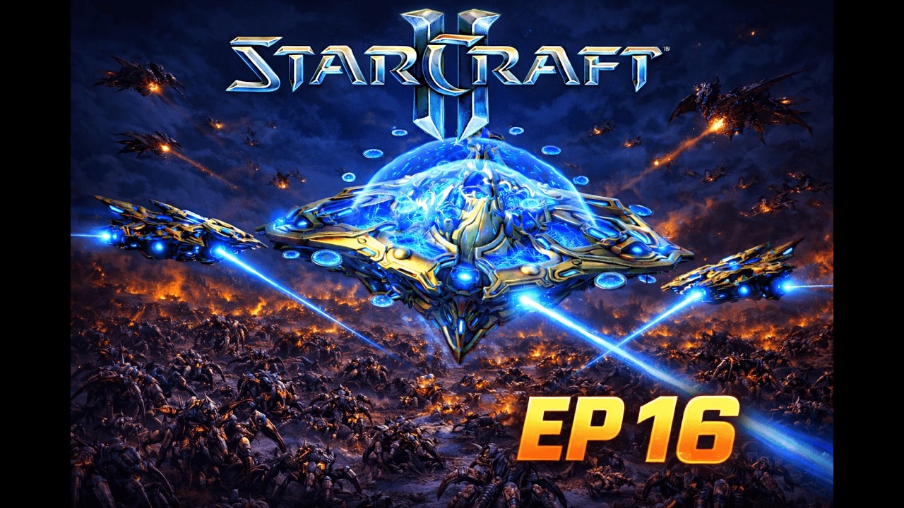 StarCraft II Terran campaign Hard mode ep 16 - This mission was really hard