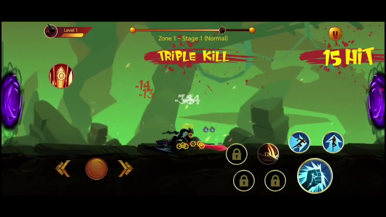 Shadow Fight 2 Stage 1 to 2