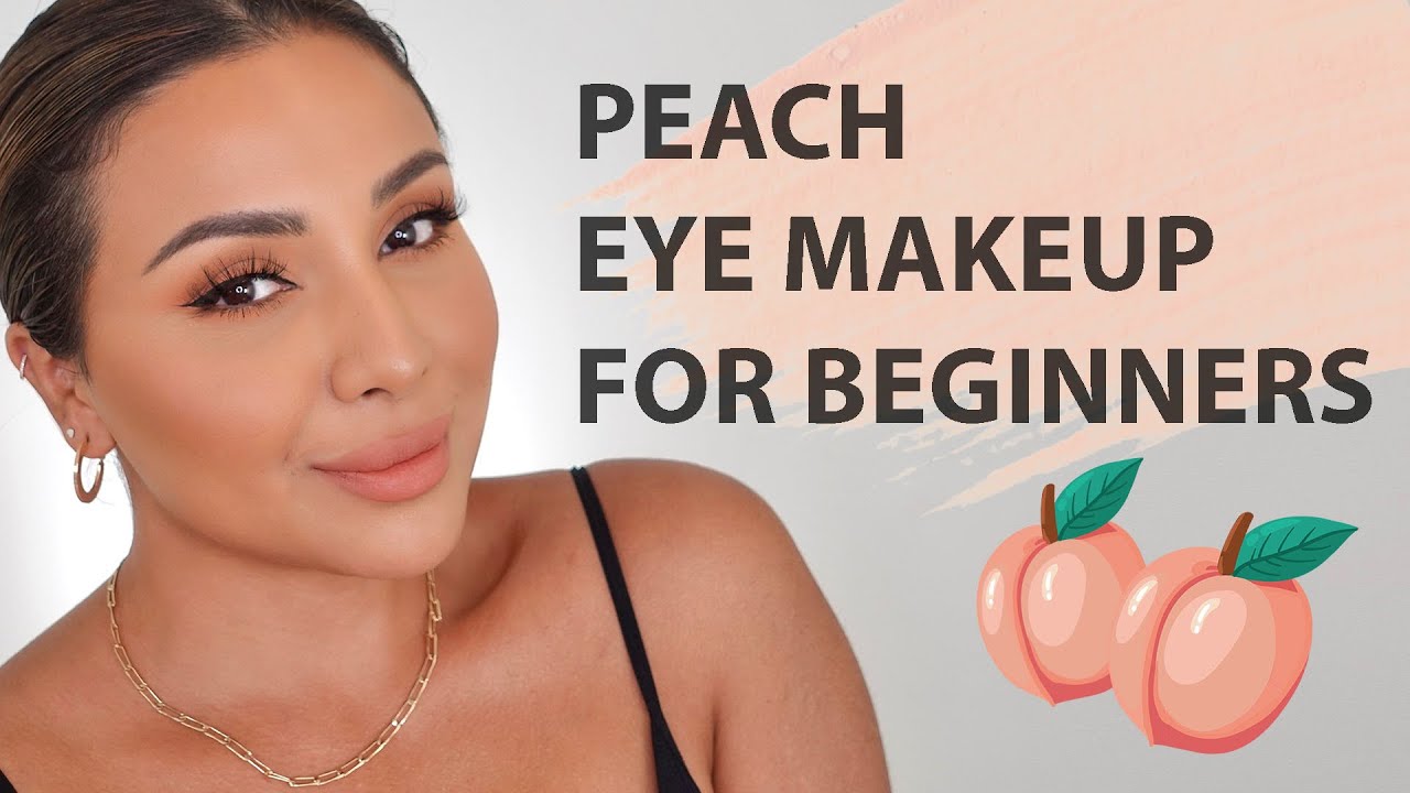 PEACHY EYE MAKEUP TUTORIAL FOR BEGINNERS 2021 | NINA UBHI