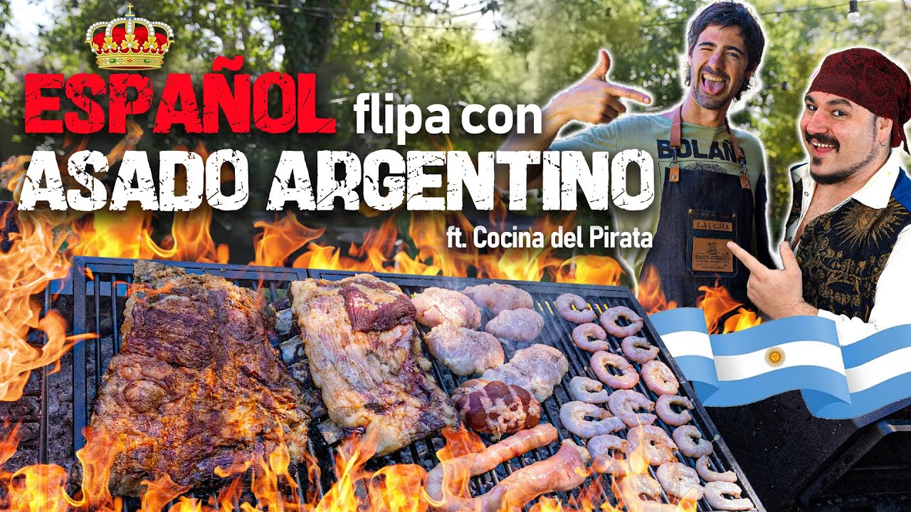 Sorprendemos a un Extranjero con un Asadazo Tradicional Argentino | Locos ft. @La Cocina Del Pirata