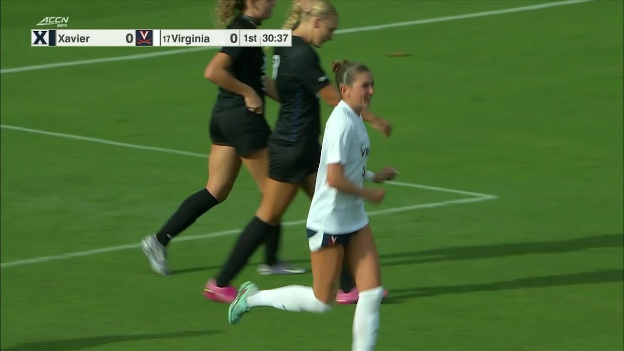 WOMEN'S SOCCER - Virginia vs. Xavier Highlights