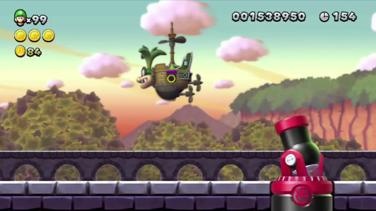 New Super Luigi U - Limonadendschungel-Schloss - Kettentherapie in Iggys Heiße-Sohlen-Festung