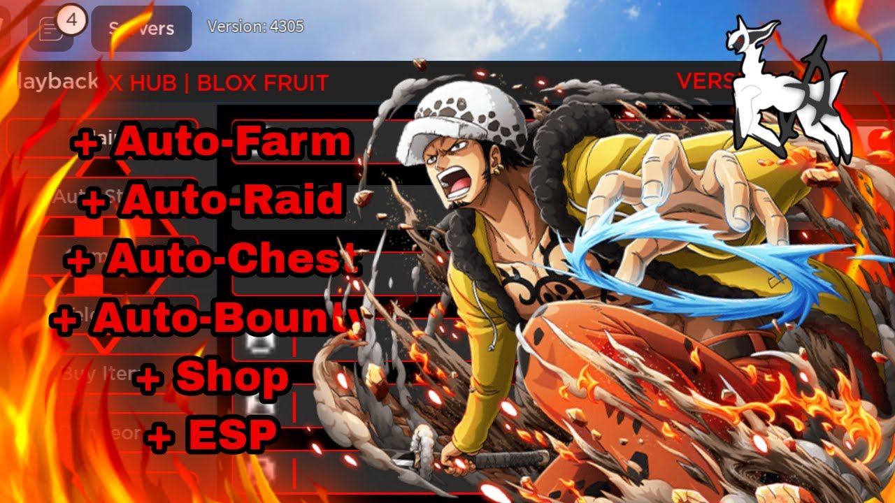 Arceus X 2.1.3 Playback X Hub Blox Fruit Script (Roblox)