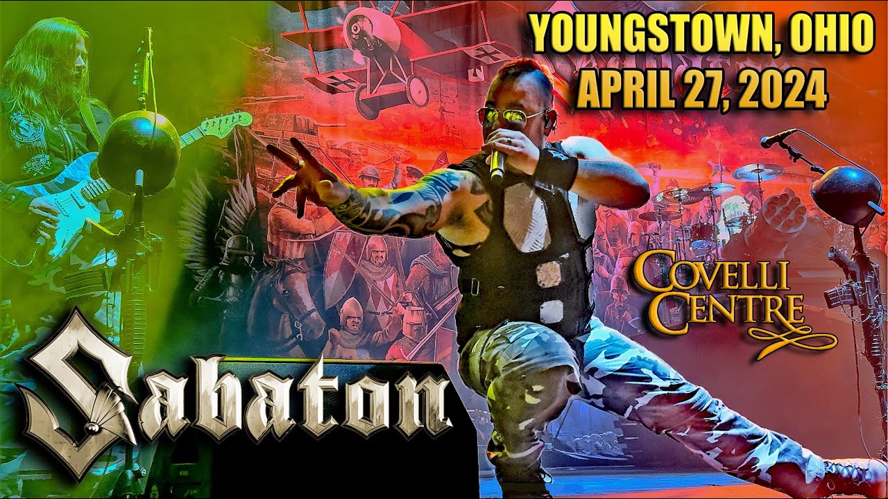Sabaton // Youngstown, Ohio - April 27, 2024 // Covelli Centre