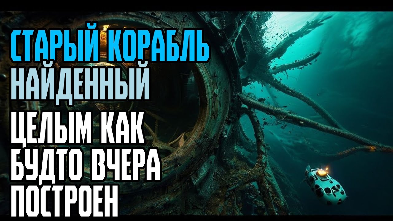 СТАРЫЙ КОРАБЛЬ НАЙДЕННЫЙ ЦЕЛЫМ КАК БУДТО ВЧЕРА ПОСТРОЕН
