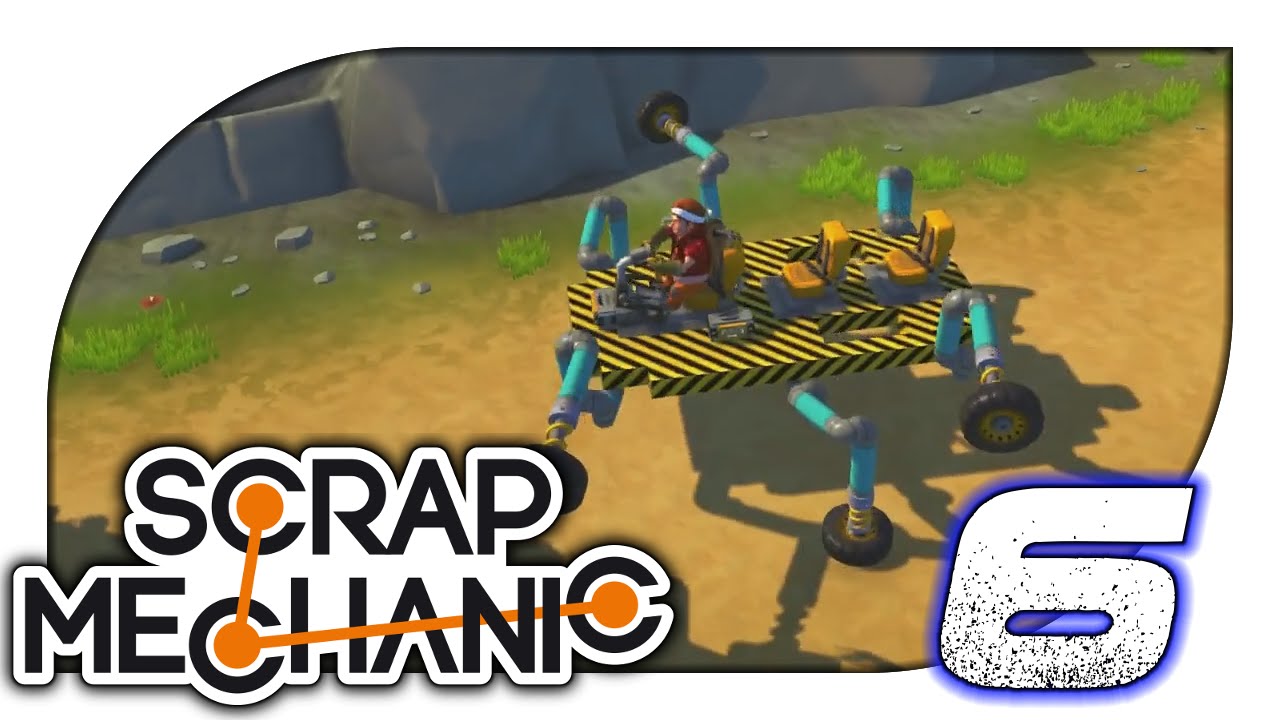Scrap Mechanic *Stream Footage* - 6. Insect Walker - Let's Play Scrap Mechanic Gameplay