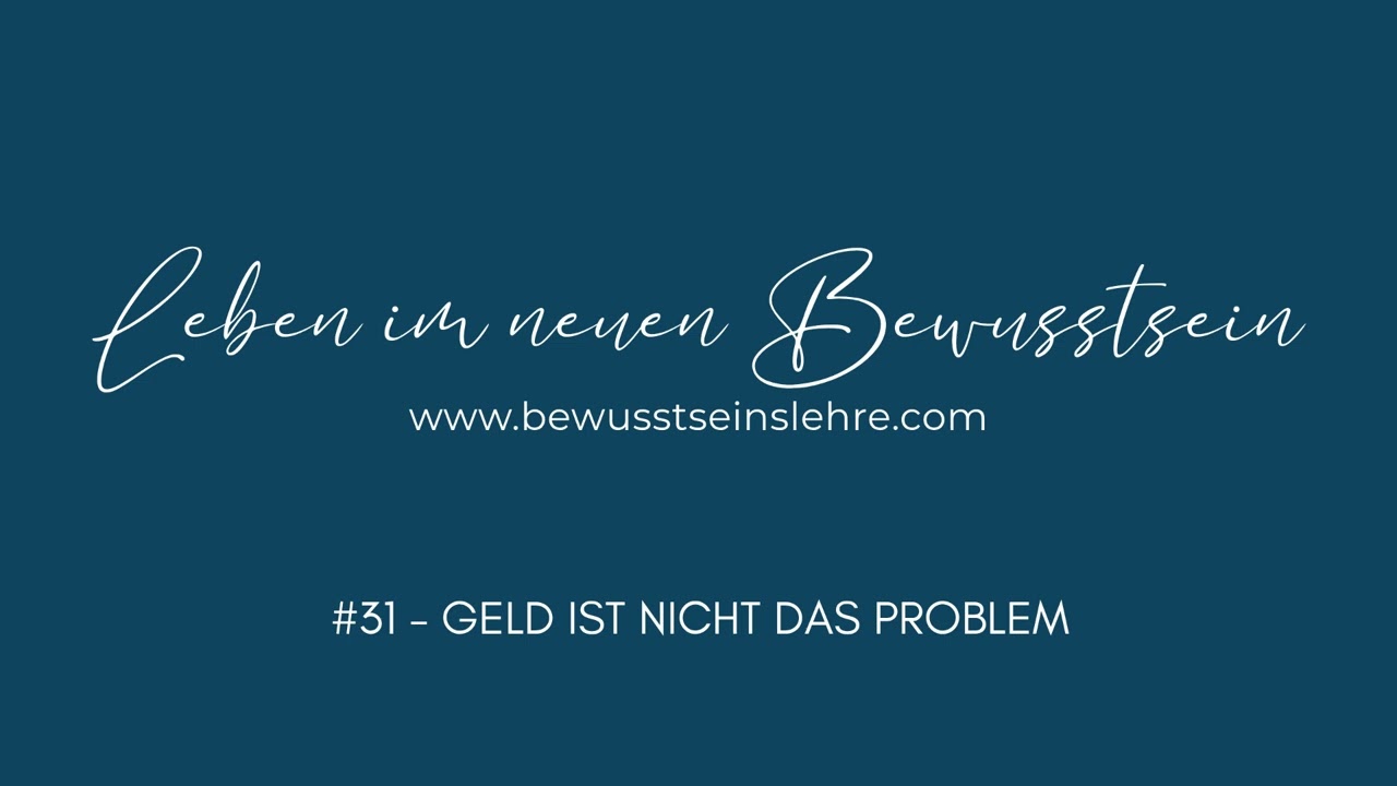 #31 | Der Erwachenspodcast | Geld ist nicht das Problem