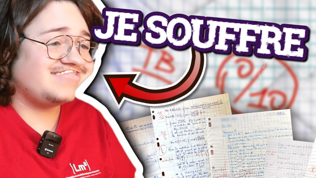Je CORRIGE vos copies de maths (vous &ecirc;tes nuls 😭)