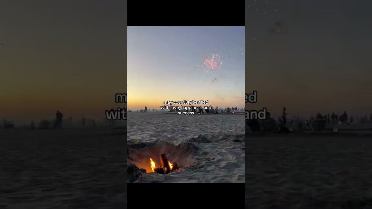 🎇 #julyvibes #fireworks #beachlife #summervibes #sunsetlover #summernights #arthurgoldheart