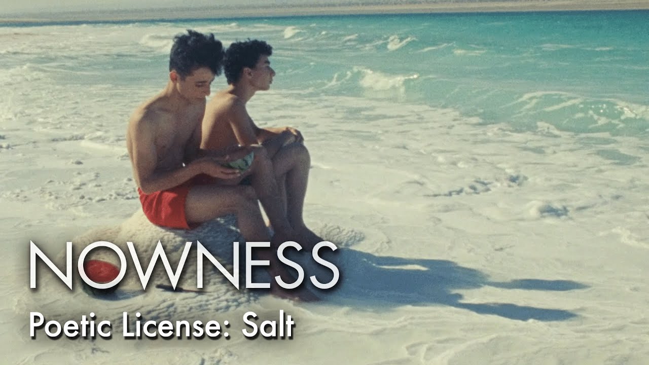 Two boys float on the Dead Sea in a visual poem connected to the spirit of Palestine