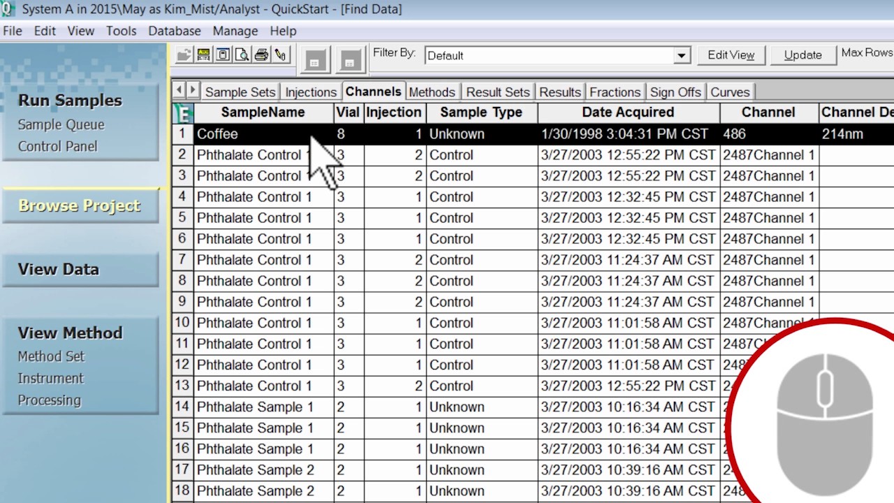 Sorting Data in Empower Projects