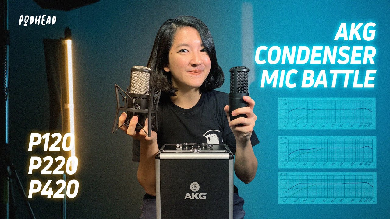 Microphone Condenser Battle (AKG P120, P220, P420)