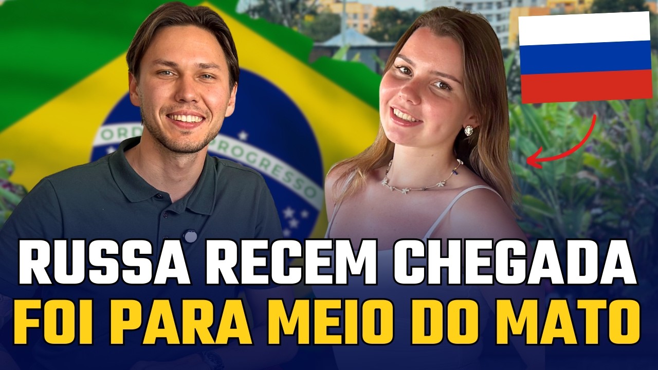 Levei uma RUSSA 🇷🇺 pra um RESTAURANTE que só chega por TRILHA ou BARCO 😱🌴
