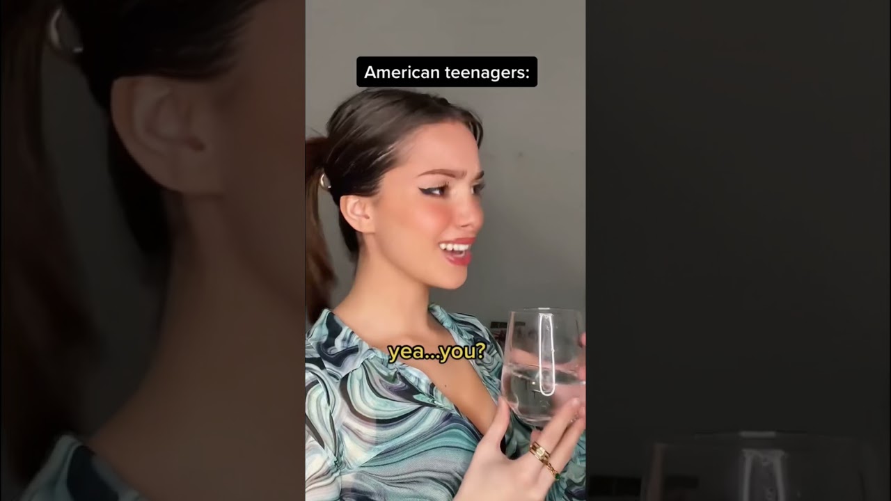 German teenagers vs. American teenagers drinking alc0hol 💀😂