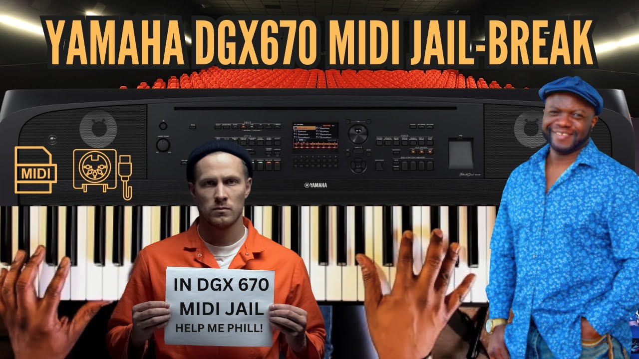 Yamaha DGX670: How to Use MIDI with a DAW - Help Sir Robert!
