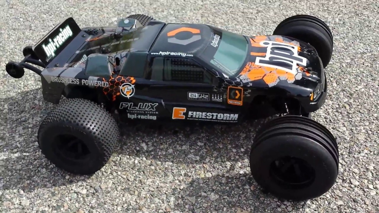 HPI E-Firestorm 2WD quick runs! 😃