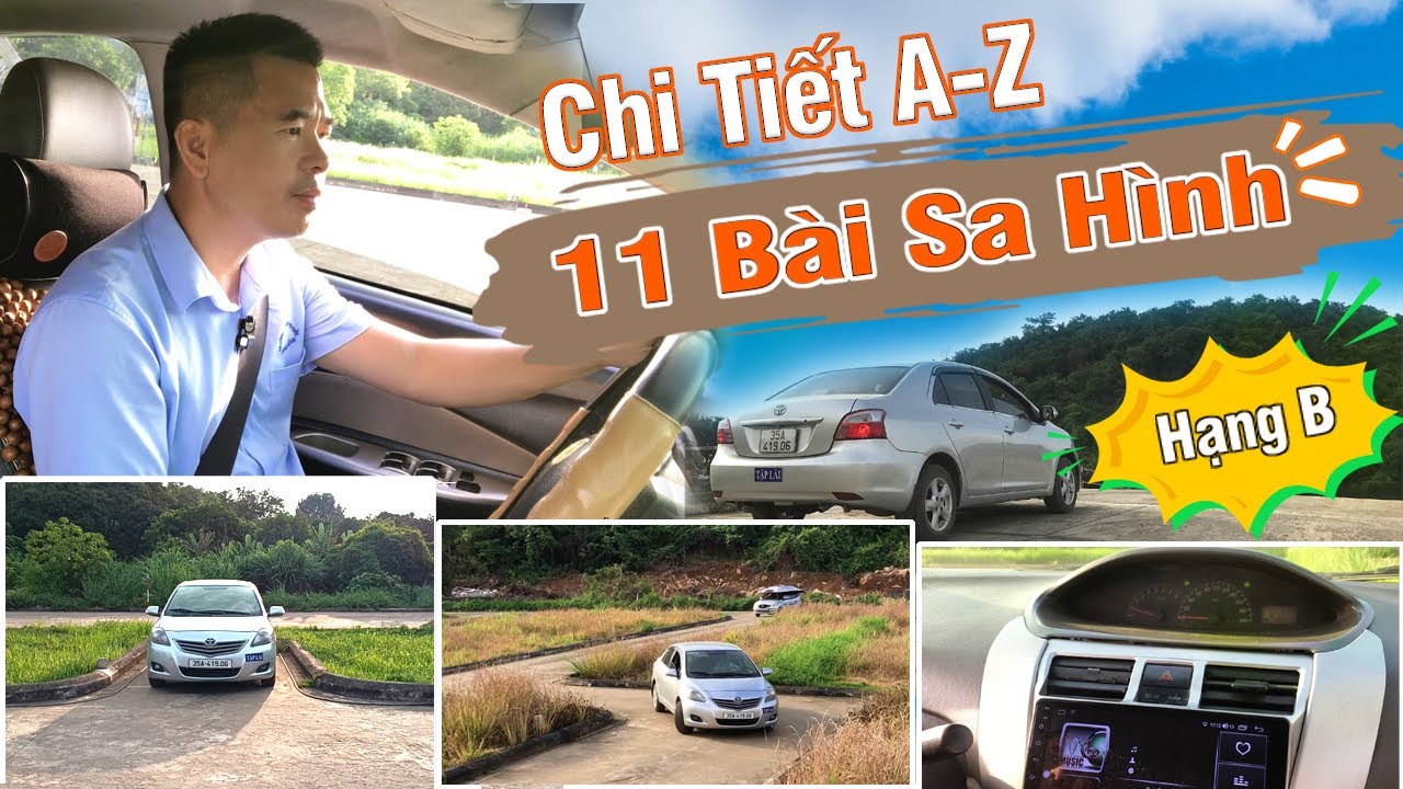 ✅Hướng Dẫn Chi Tiết A- Z Toàn Bộ 11 Bài Sa Hình Hạng B: Bí Kíp Đạt Điểm Tối Đa Trong Kỳ Thi Sát Hạch