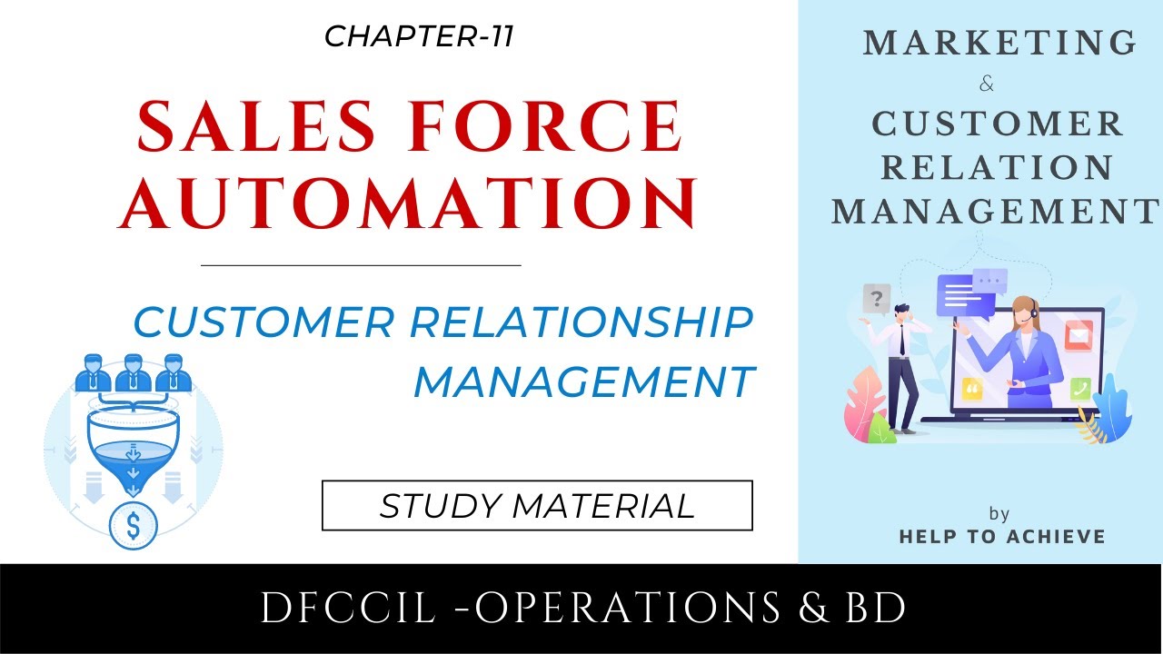 Sales Force Automation - Operational Customer Relationship Management DFCCIL operations and bd