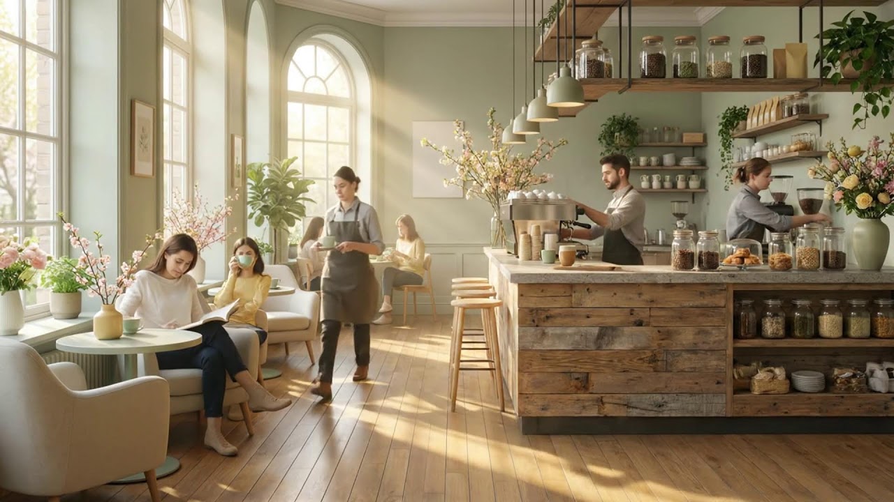 커피와 재즈가 만드는 봄의 무드 ☕🌸
