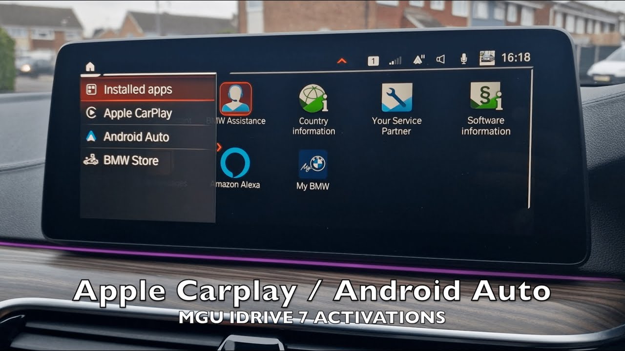 BMW iDrive 7 MGU Apple Carplay / Android Auto - Easy Solution - All Regions  EasyBimmerCoding com