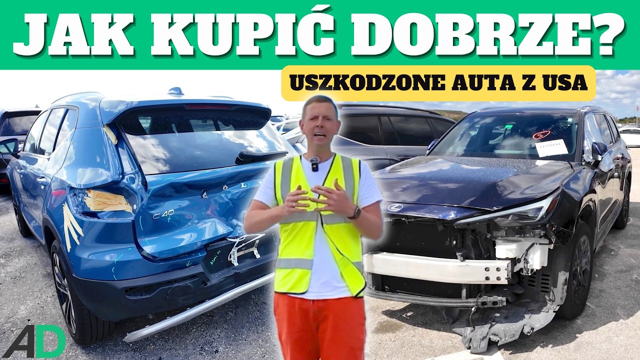 TAŃSZE AUTO z USA na pewno się opłaci? Fury od KILKUSET DOLAR&Oacute;W z placu IAA Miami | OGLĘDZINY + CENY