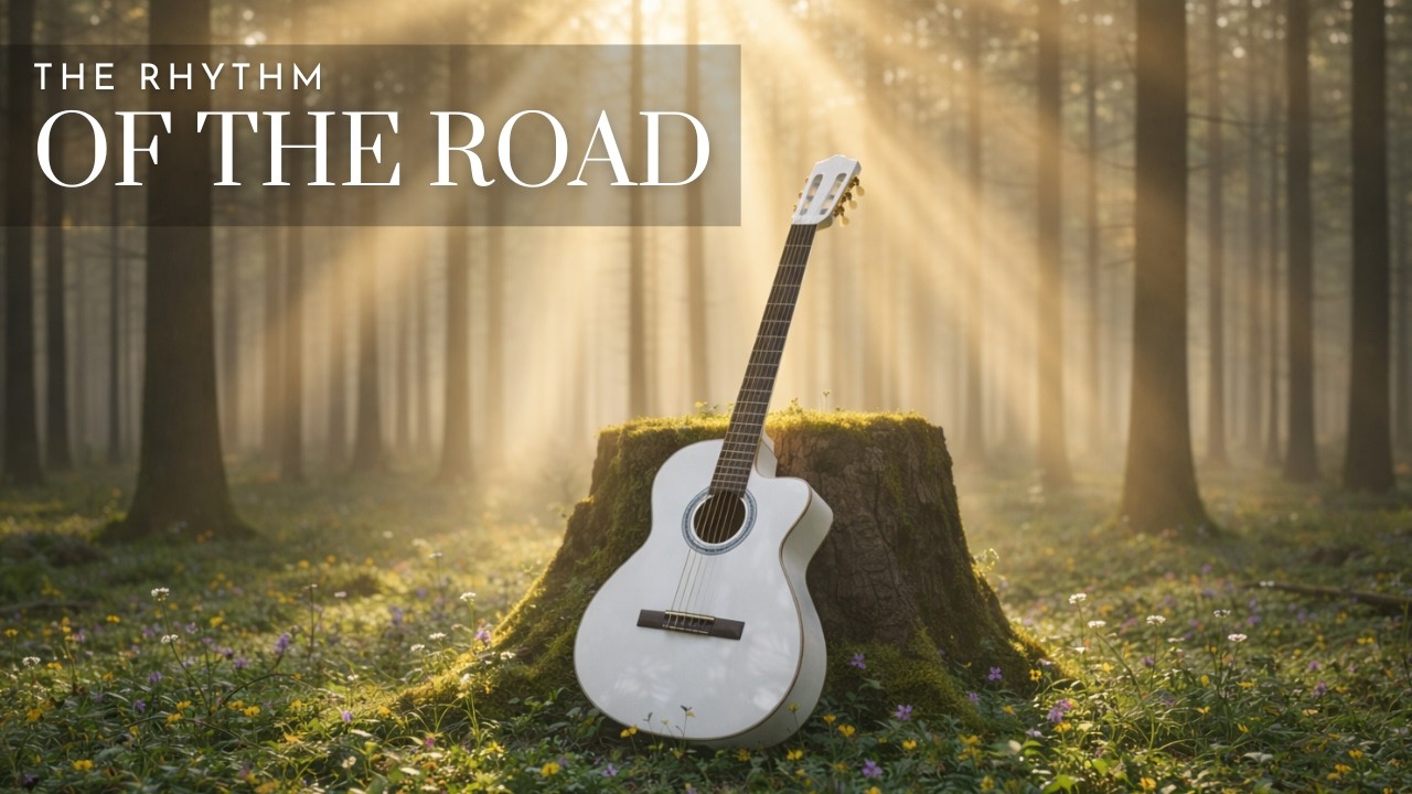 The Rhythm of the road | Uplifiting relaxing acoustic guitar