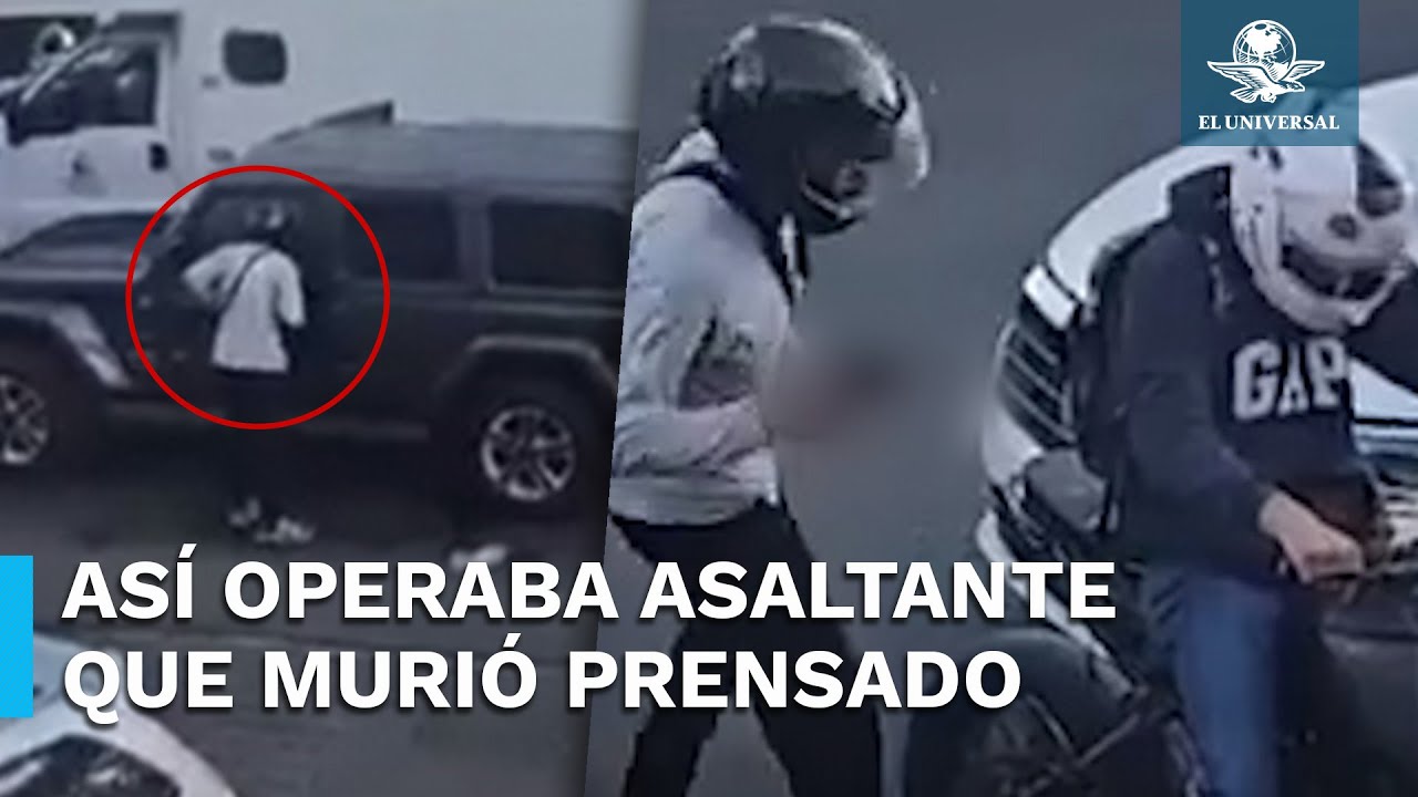 Así operaba motorratón que terminó prensado contra camión por su víctima