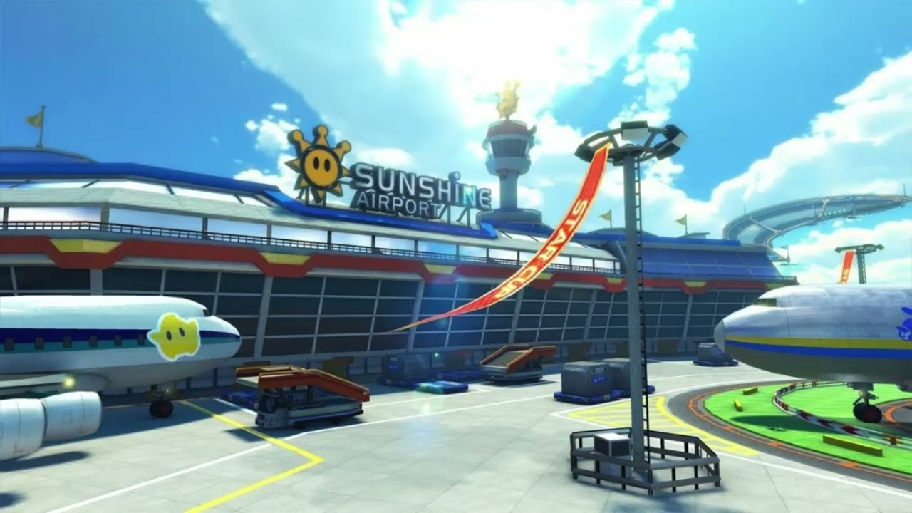 MK8 - Sunshine Airport (Sped up + Reverb)