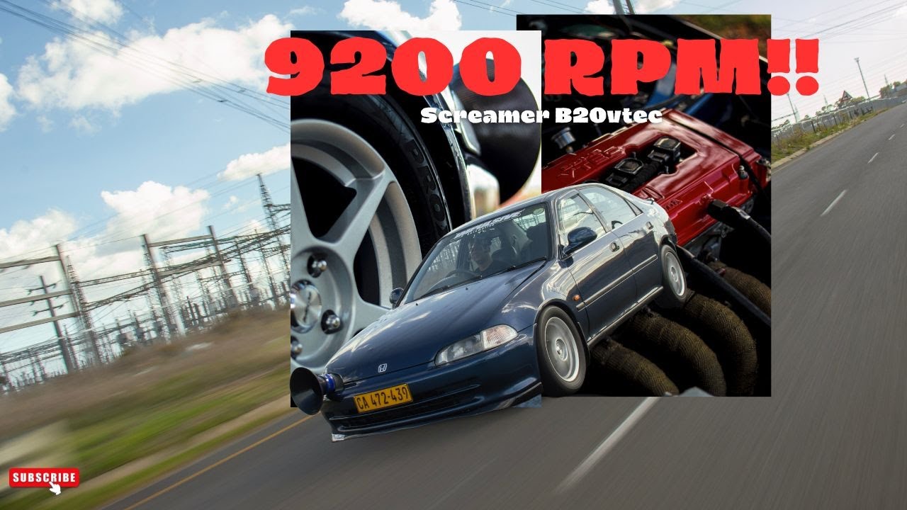 9200rpm All Motor B20vtec || A screamer of note!!