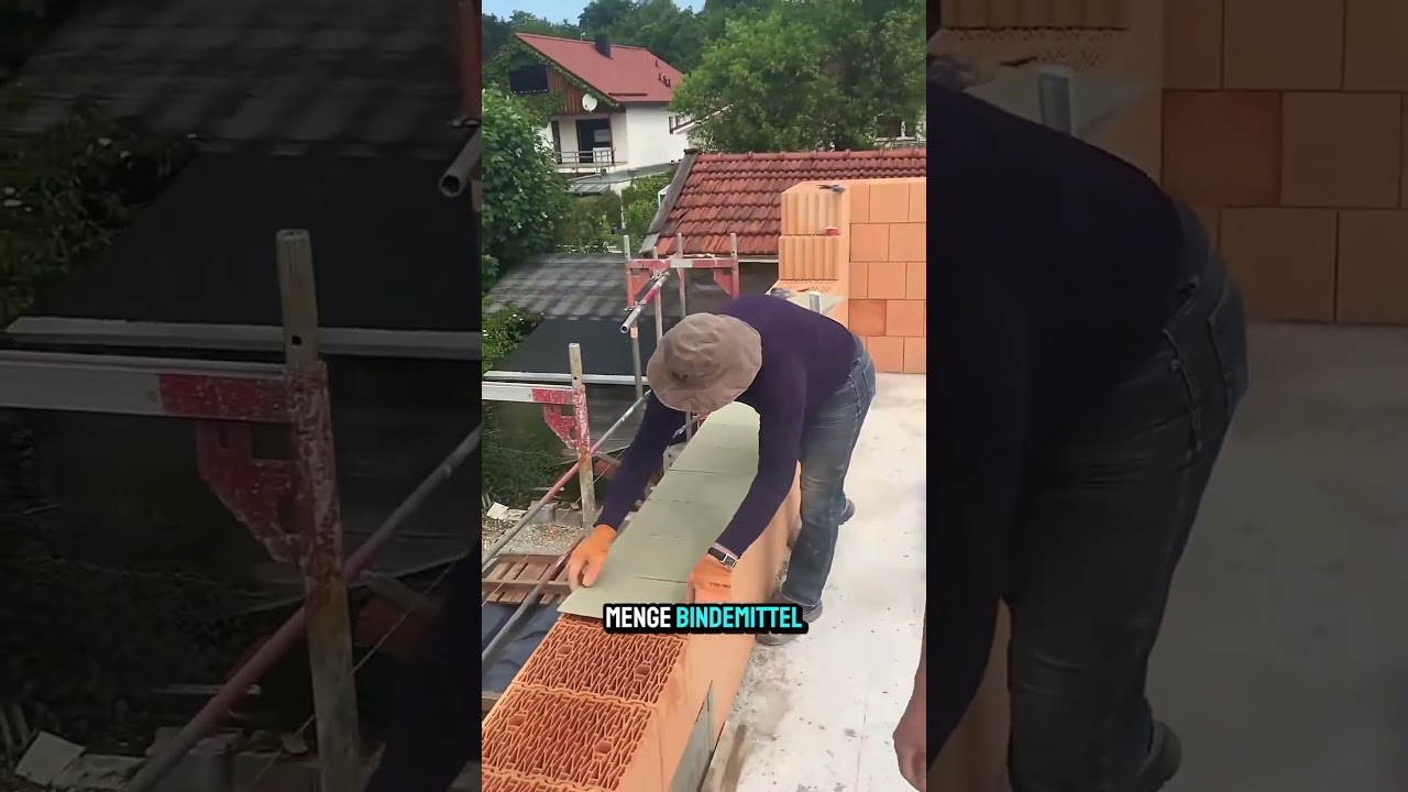 In Deutschland ersetzt ein M&ouml;rtelpad den M&ouml;rtel