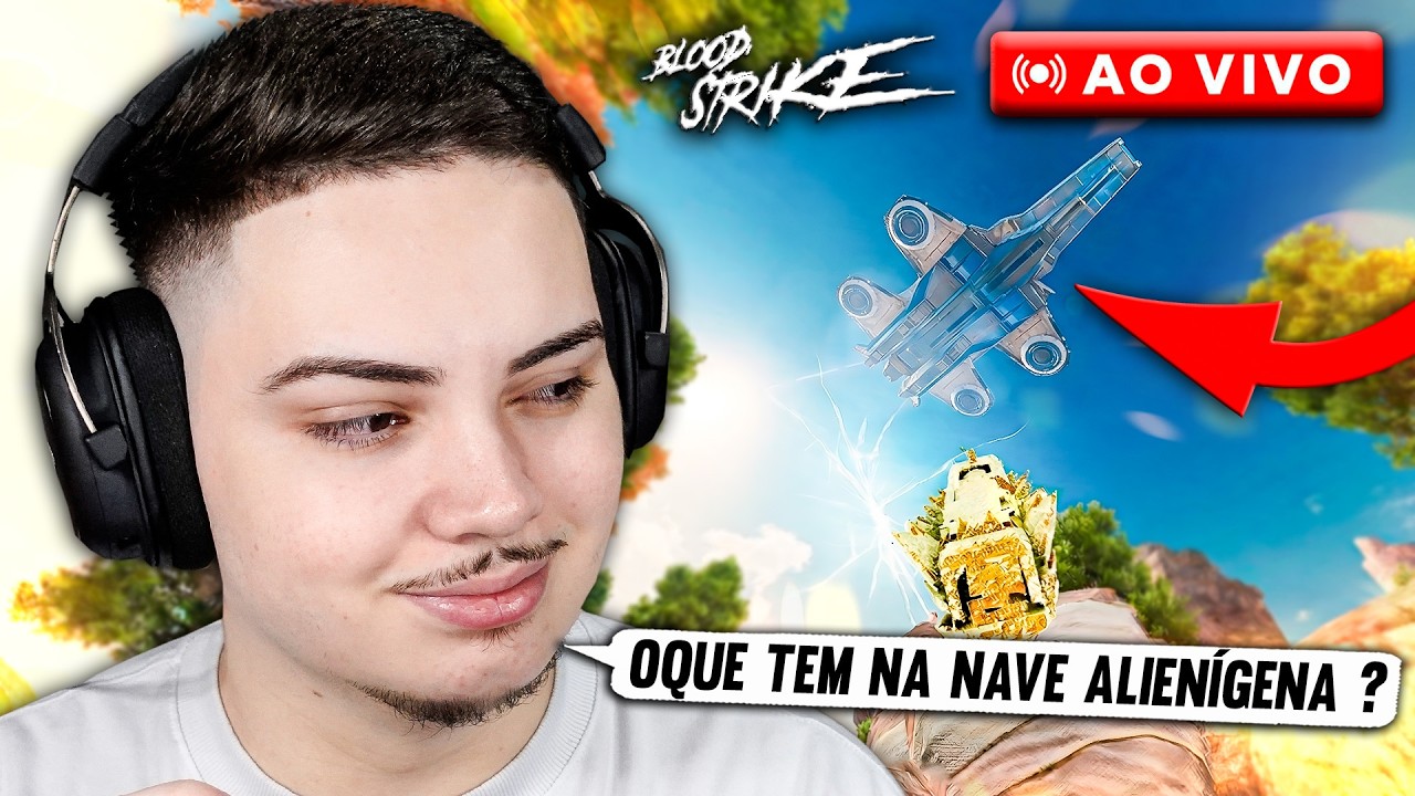 🔴SUBINDO ATÉ a NAVE ALIENÍGENA no CÉU do BLOOD STRIKE 🔥 (Oque tem lá ?)