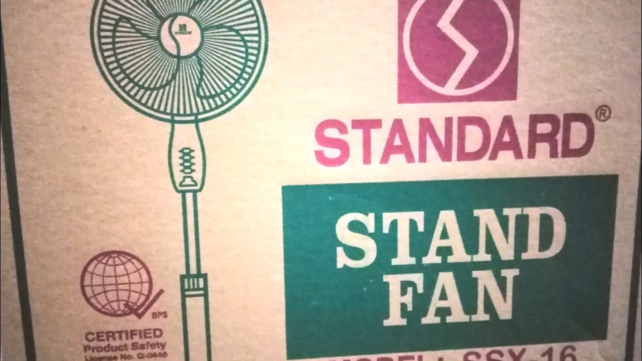 UNBOXING ELECTRIC FAN | STANDARD STAND FAN | How To Assemble