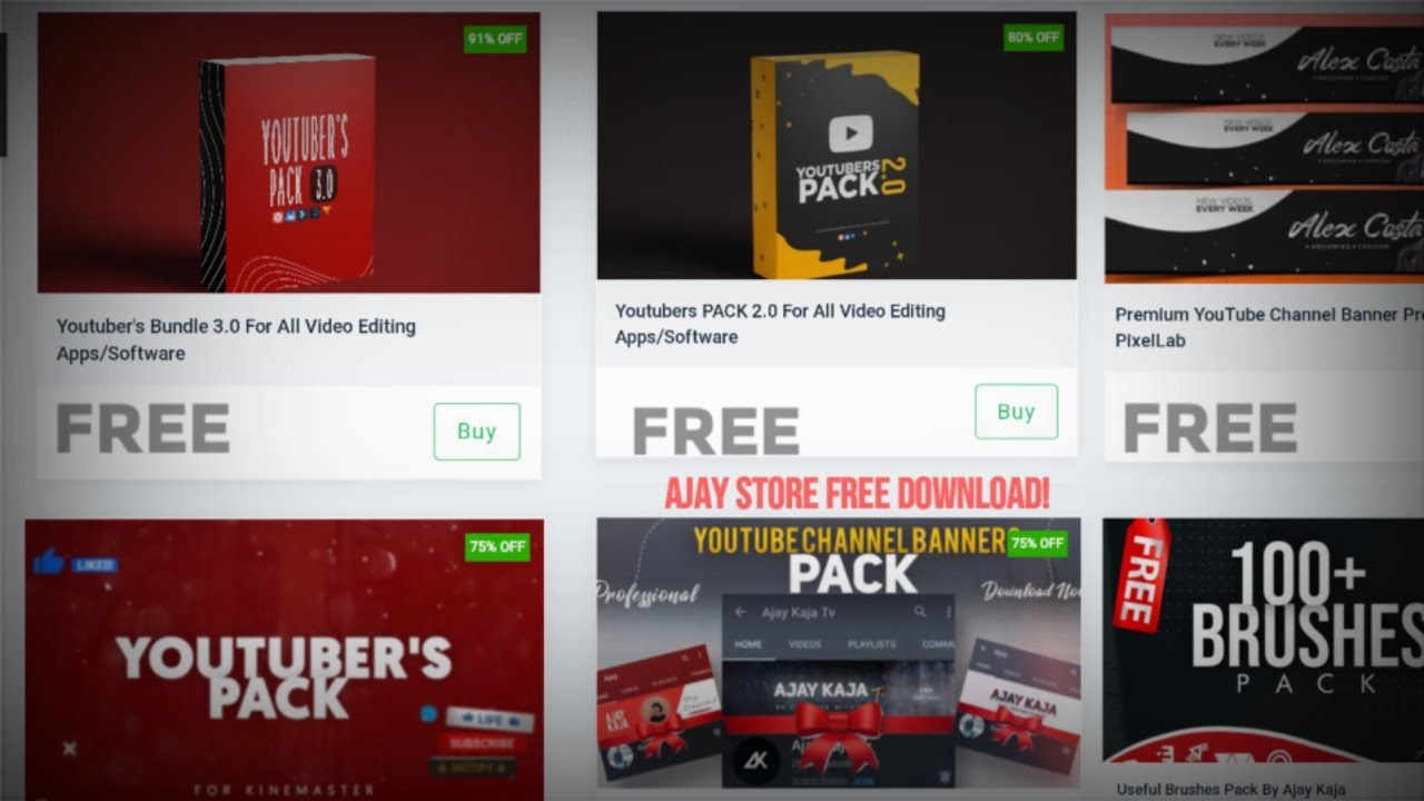 ajay kaja tv every single pack  is now available for free!