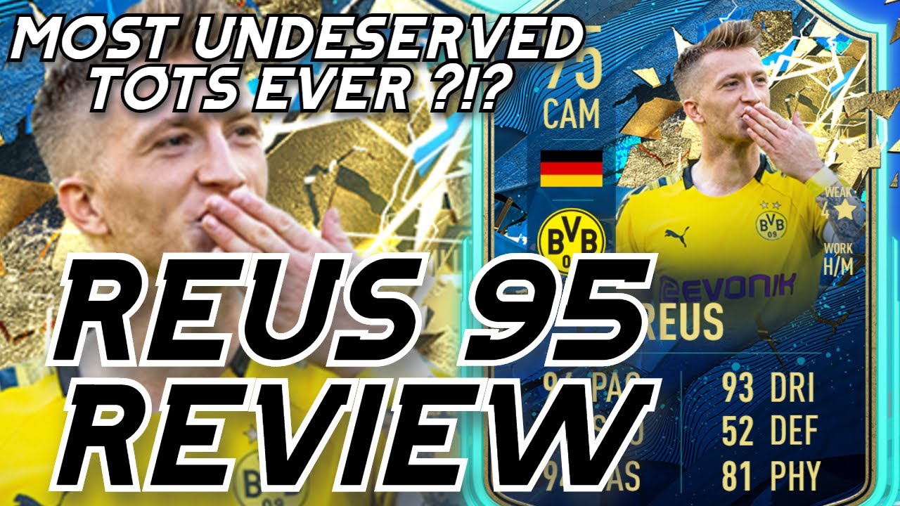 REUS 95 TOTS FIFA 20 PLAYER REVIEW