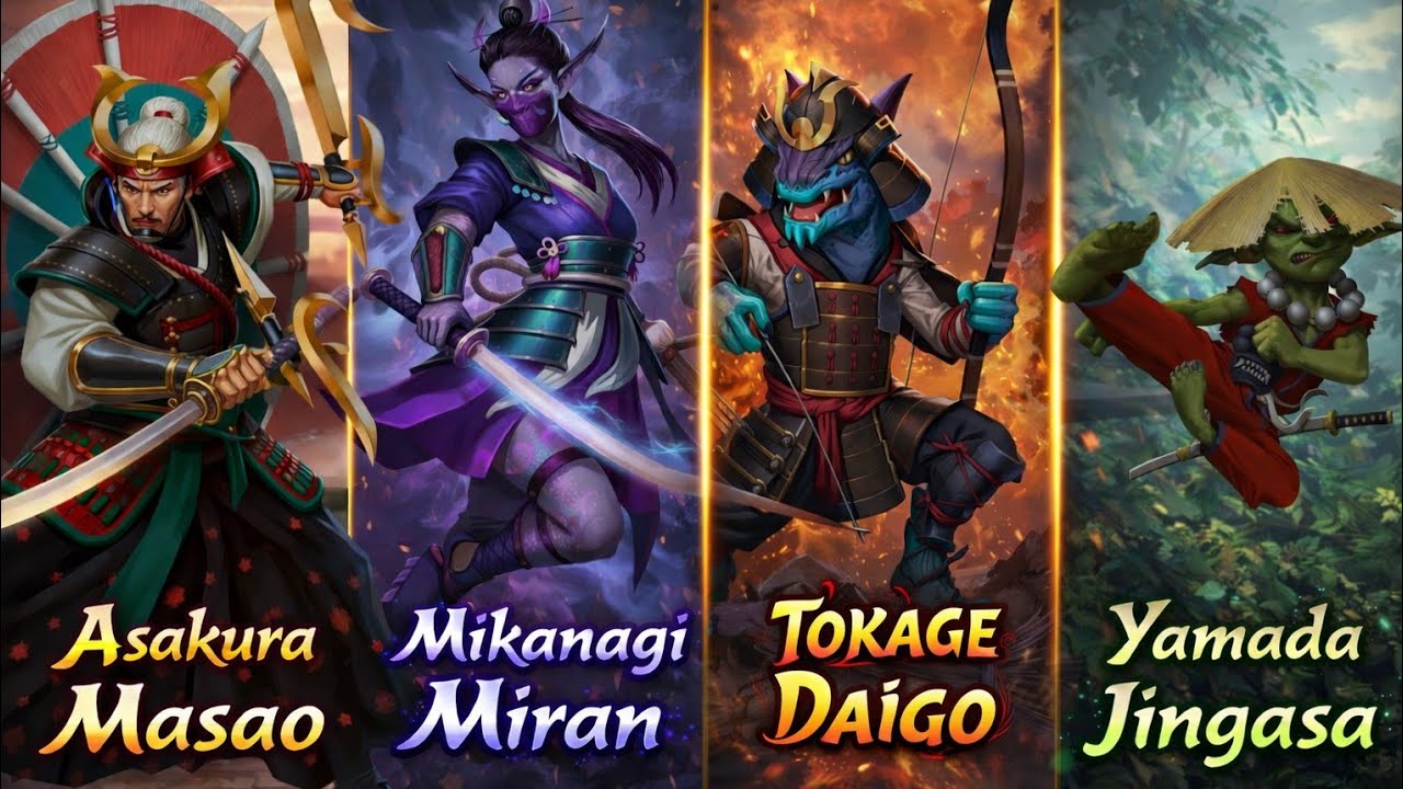 Empires and Puzzles- Asakura Masao, Mikanagi Miran, Tokage Daigo, Yamada Jingasa, Brachynd