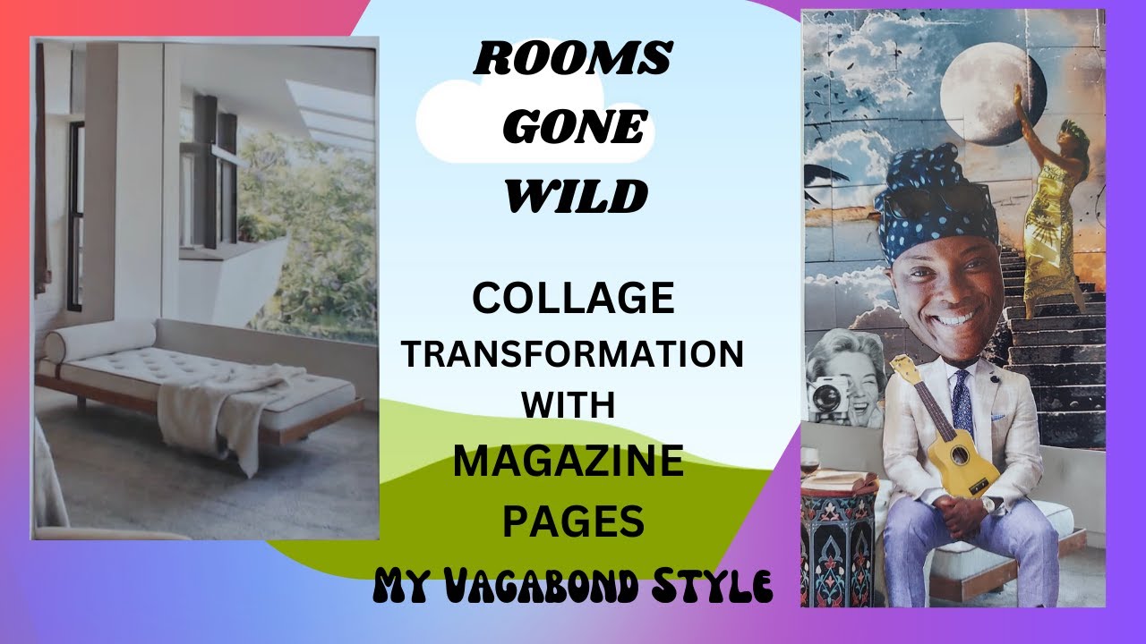 «Комнаты сходят с ума» — коллаж из журнальных страниц