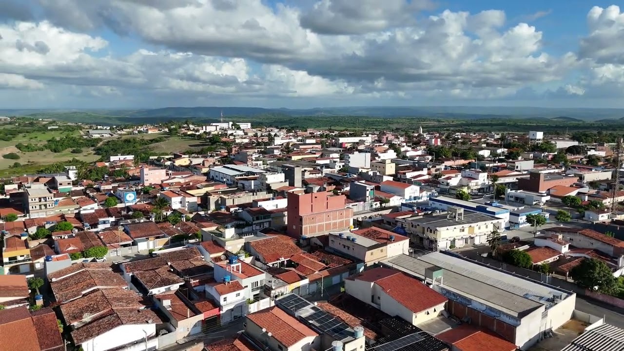 vôo sobre a cidade de Araruna/PB