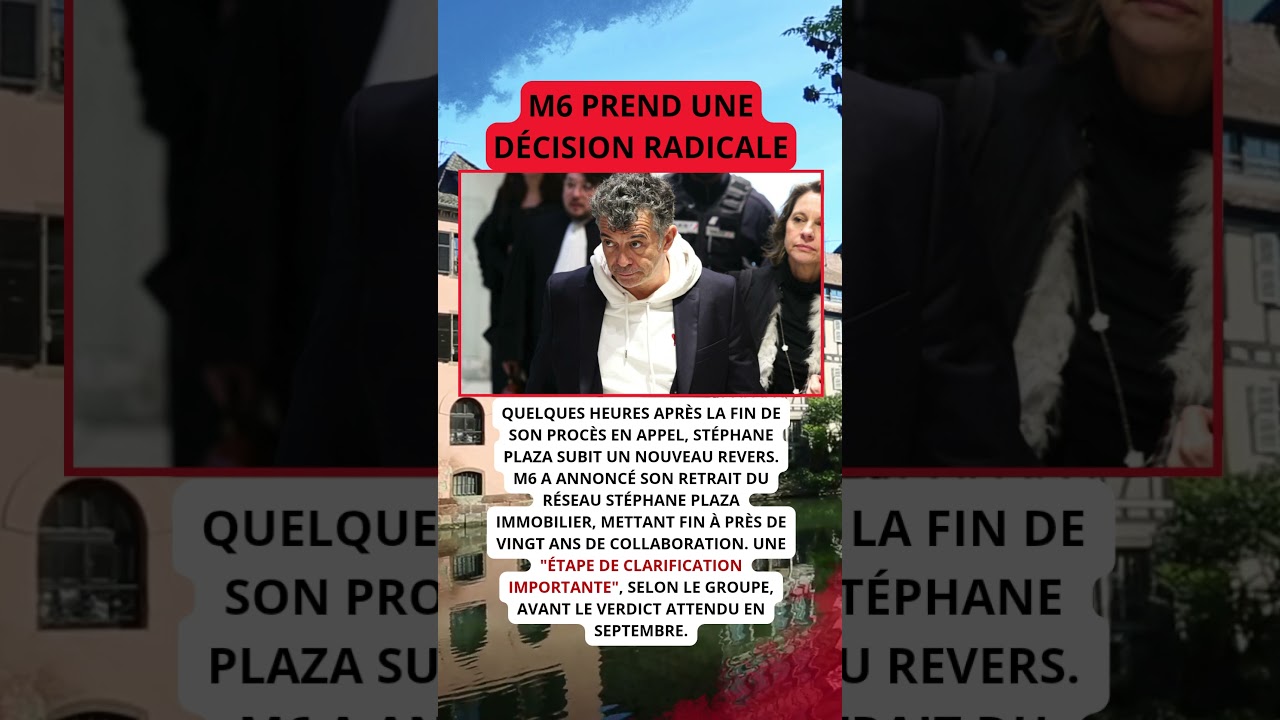 M6 tourne d&eacute;finitivement la page   St&eacute;phane Plaza perd un partenaire historique