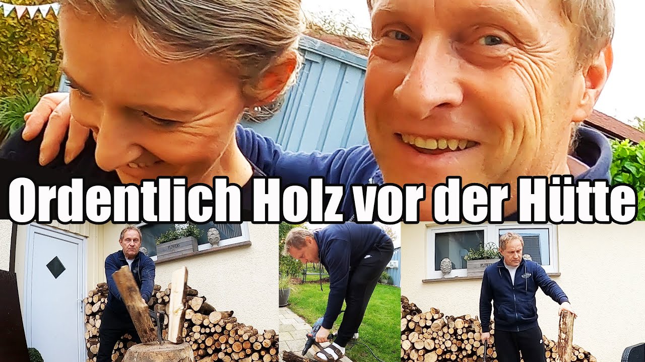 Ordentlich Holz vor die Hütte - so klappt das bestimmt nicht  😎 AddiHabibi Vlog