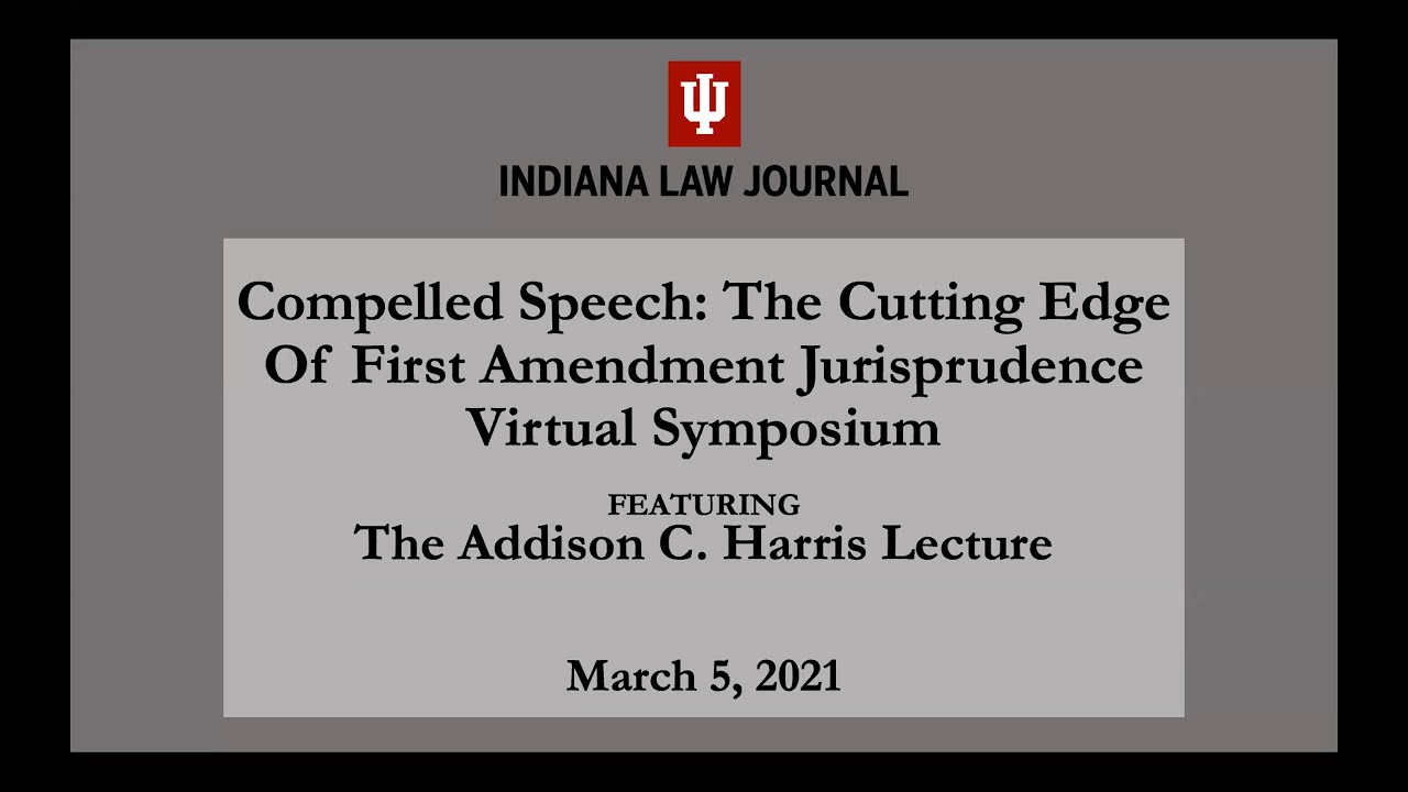 Compelled Speech Symposium Opening Remarks Panel 1