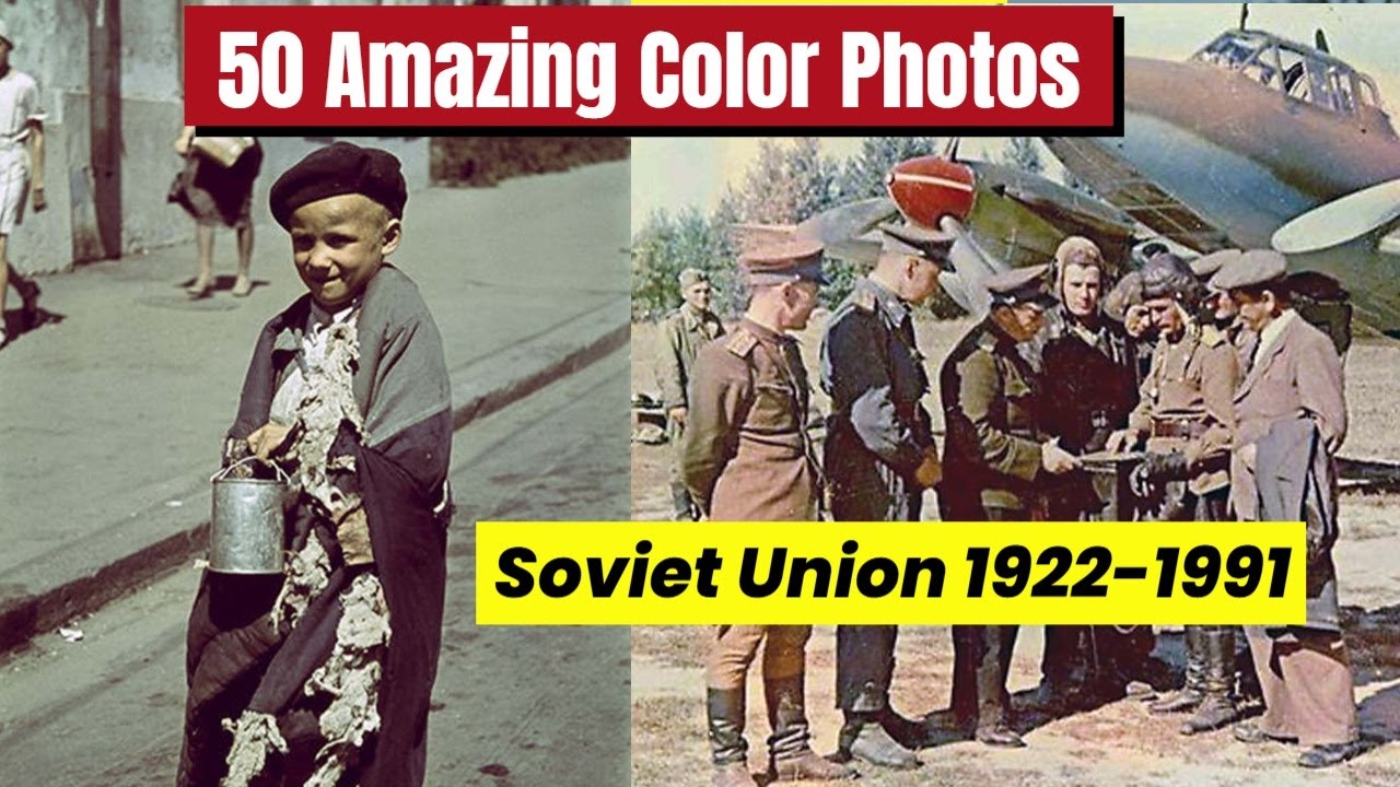 WHAT Soviet Union Looked Like in 50 STUNNING Color Photographs!