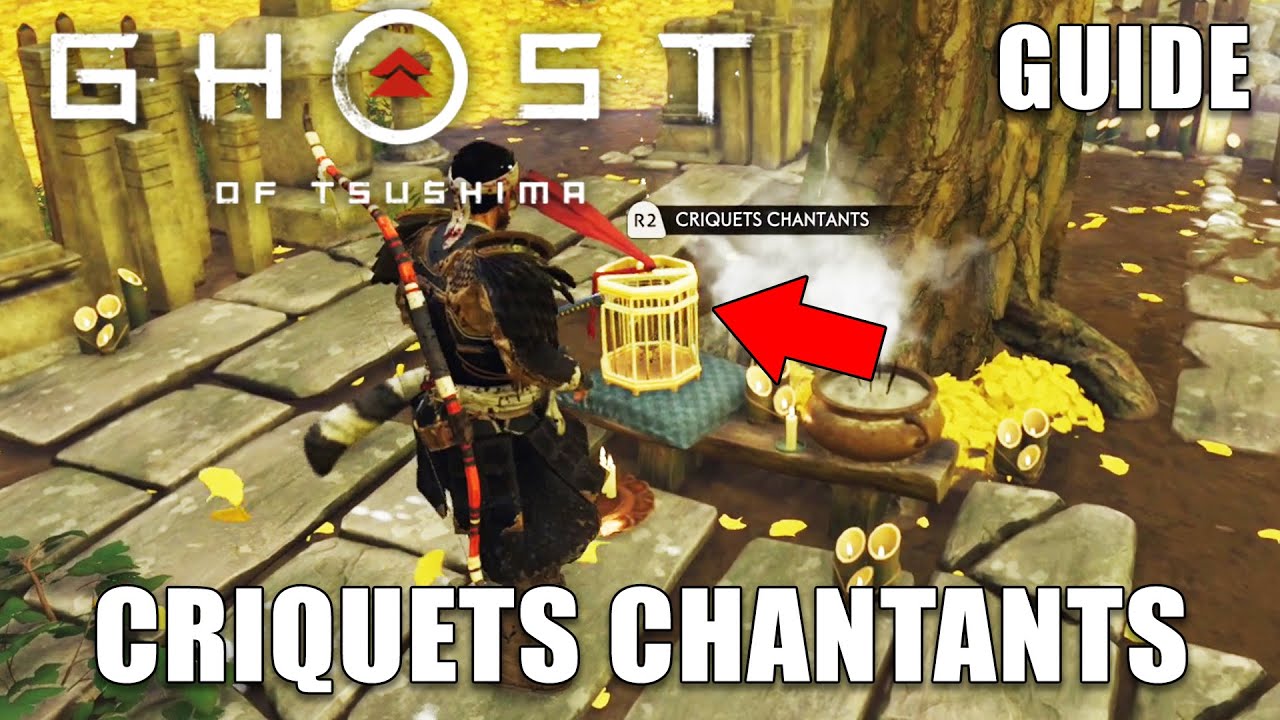 GHOST OF TSUSHIMA - EMPLACEMENTS DE TOUS LES CRIQUETS CHANTANTS (Toutes les Chansons de Flûte)