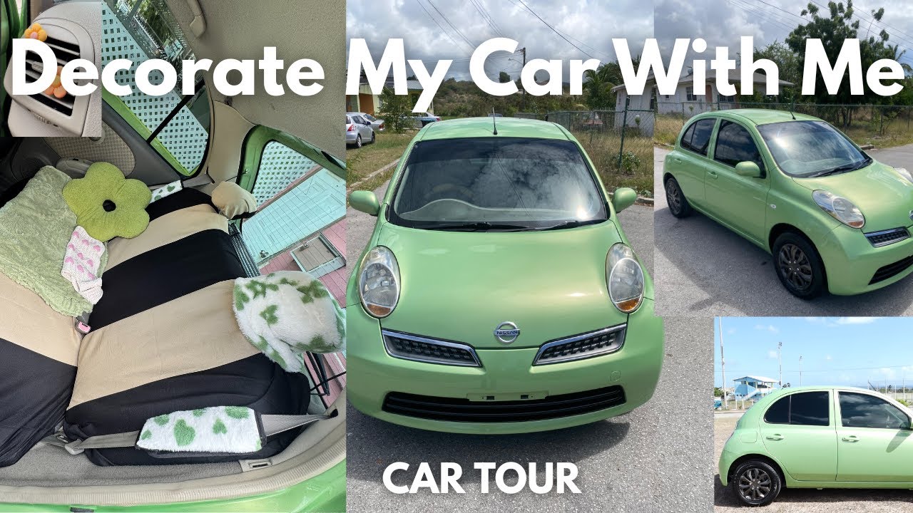 decorate my car with me + shein accessories haul + car tour