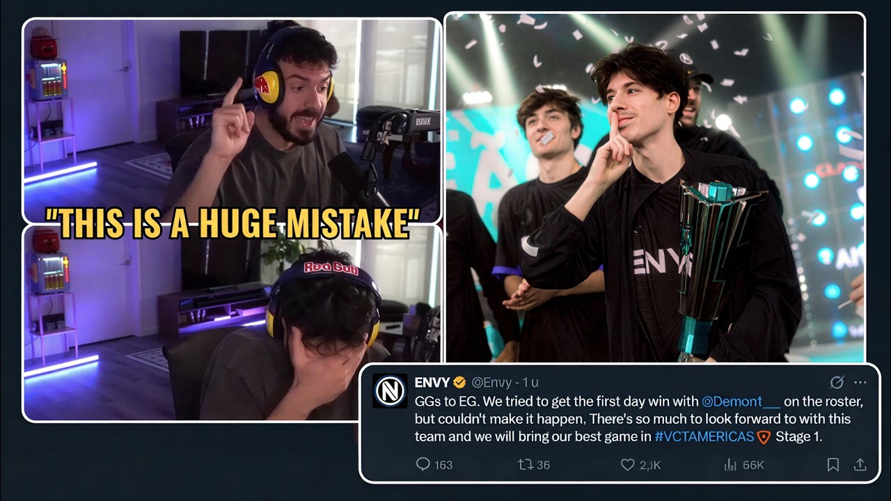 SEN Tarik Defends INSPIRE & Crashes out at ENVY For Roster Change..