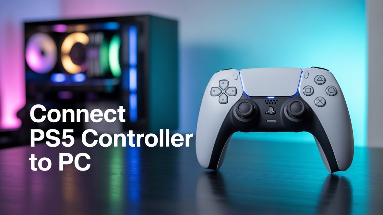 Инструкция по подключению контроллера PS5 к ПК.